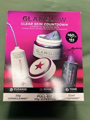 Glamglow Clear Skin Countdown Cleanse Mask 3 Steps to Glowing Skin