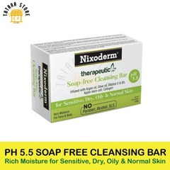 NIXODERM pH5.5 Cleansing Bar Soap Free Therapeutic Sensitive DryOily Normal Skin