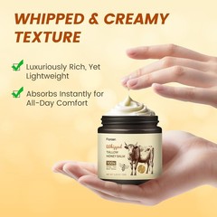 Whipped Beef Tallow and Manuka Honey Balm, Beef Tallow for Face, Unscented Sk…
