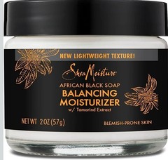 Shea Moisture 2 oz African Black Soap Balancing Moisturizer Blemish-Prone Skin