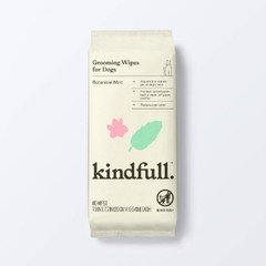 Botanical Mint Dog Grooming Wipes – 60ct – Kindfull: Hypoallergenic, All Ages