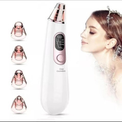 Newest Pore Vacuum- Blackhead Remover, 4 suction heads, Skin care tool unisex