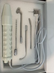 Pure Daily Care NuDerma Pro High Frequency Facial Wand Skin Therapy Device Kit