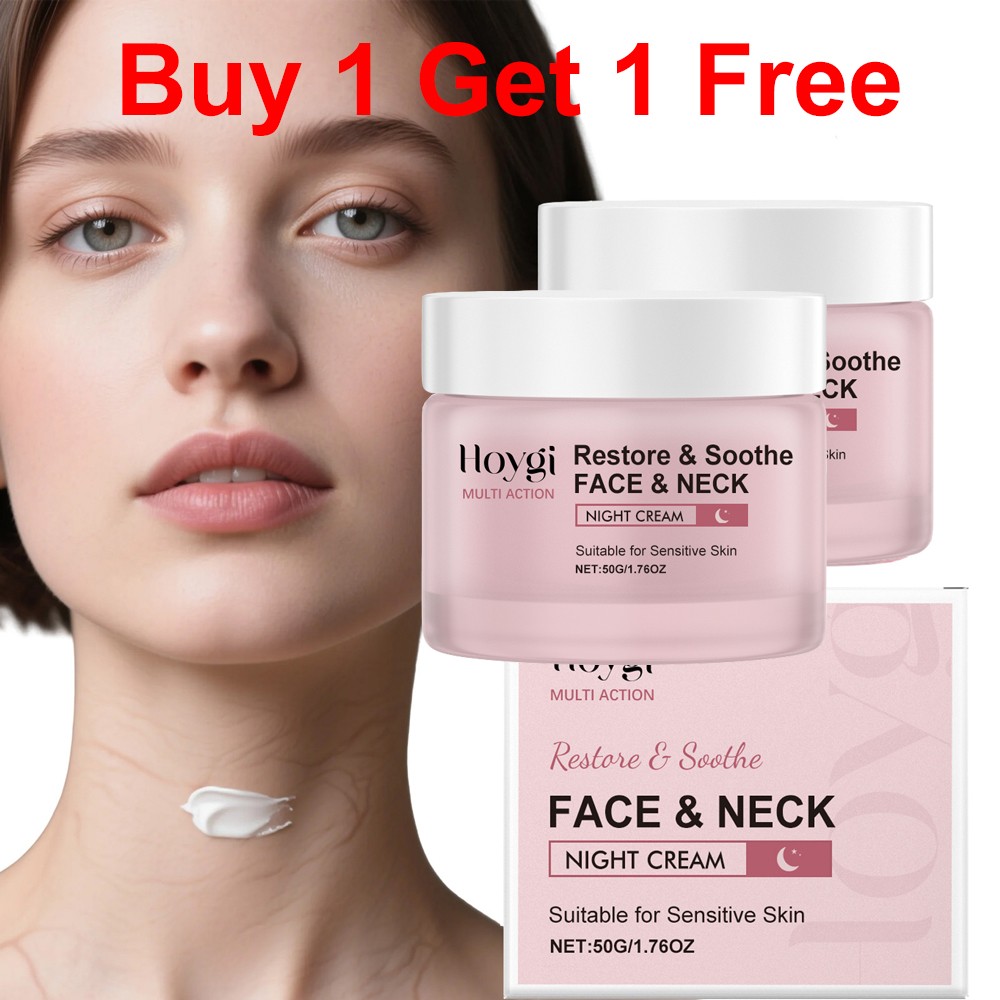 Buy 1 Get 1 Free Face & Neck Night Cream – 50g Multi-Action Sensitive Skin Cream