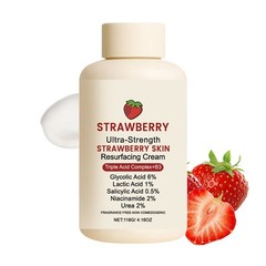Skin Strawberry Resurfacing Moisturizer Soothing Cream Nourishing Repair Face