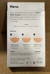 Hero Mighty Patch Original Hydrocolloid Acne Patches Jumbo Pack 72 Exp 2027
