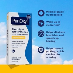 Overnight Spot Patches – Advanced Hydrocolloid, Medical-Grade, 80 Count, Blemish