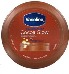 Vaseline Cocoa Glow Cocoa Butter Body Cream. For Soft & Glowing Skin. 2.53 Fl.Oz