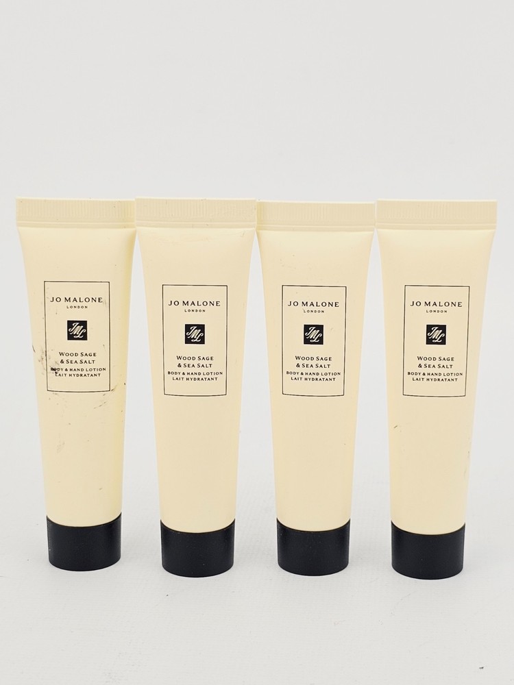 Jo Malone Wood Sage Sea Salt Body Hand Lotion .5 oz Lot of 4