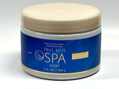 NEW 1 BATH & BODY WORKS TRUE BLUE SPA FOOT EFFERVESCENT FOOT SOAK 11.5 OZ JAR