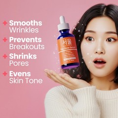 SeoulCeuticals Korean Skin Care 20% Vitamin C 1 Fl Oz (Pack of 1), Amber