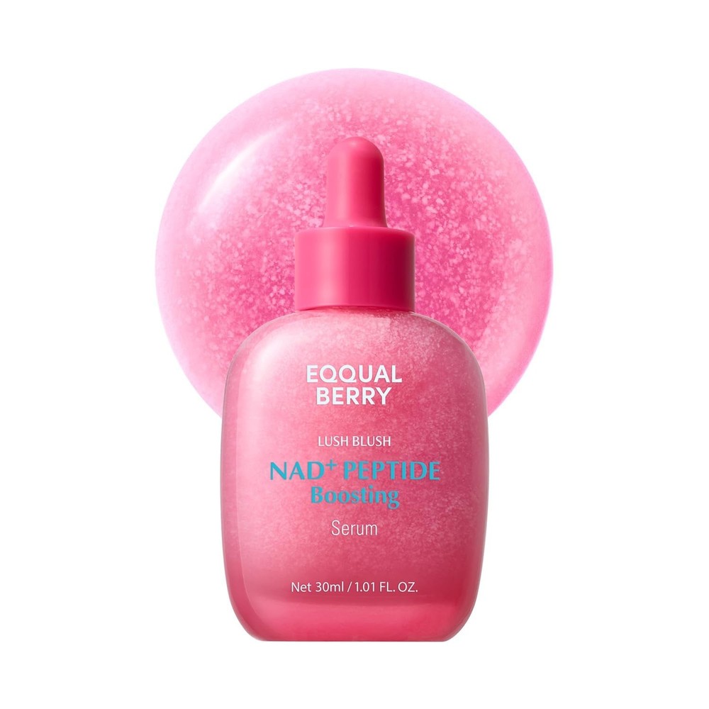 EQQUALBERRY NAD+ Peptide Boosting Serum | 14 Peptide Serum for Face skin care