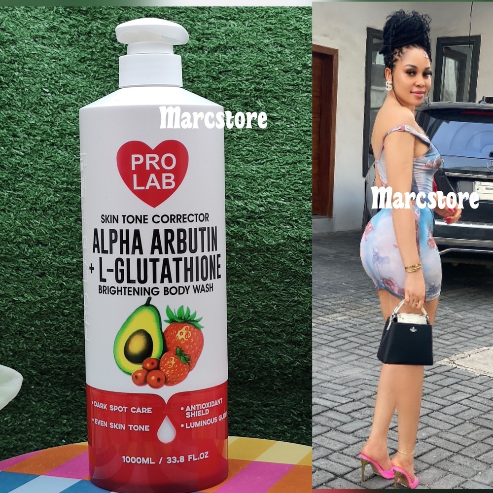 Pro Lab Alpha Arbutin + L-Glutathione Brightening Body Wash Shower Gel 1000ml
