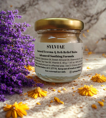 Gentle Calendula Balm for Sensitive Skin, Natural Herbal Moisturizer, Comforting