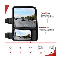 Tow Mirror – Pwr Heated & Fold – For Ford F250-550 2008-2016 Right