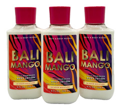 NEW Bath & Body Works Lot of 3 Bottles Bali Mango Daily Body Lotion Cream 8 oz