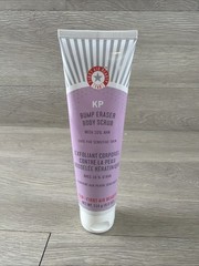 First Aid Beauty KP Bump Eraser Exfoliating Body Scrub, with 10% AHA, 4 oz