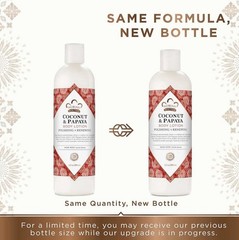 Nubian Heritage Coconut & Papaya Body Lotion 13 fl oz ×2 – Polishing Renewing