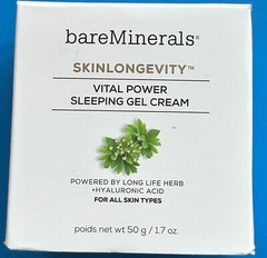 bareMinerals Skinlongevity Vital Power Sleeping Gel Cream 1.7 oz 50 g New in Box