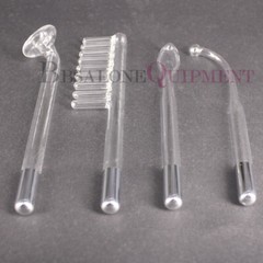 4 PCS Violet High Frequency Electrode Replacement Wands For High Freqeuncy Unit