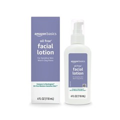 Amazon Basics Oil-free Facial Moisturizer for 4 Fl Oz (Pack of 1), WHITE