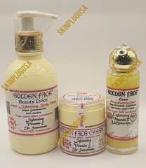 3pc EVOB Golden Face Cream, Serum and Body Lotion