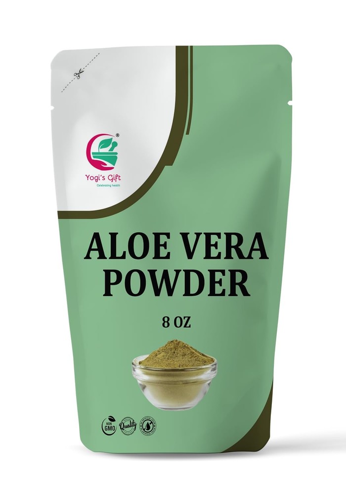 Aloe Vera Powder 8 oz | Moisturizing Face Mask Ingredient 8 Ounce (Pack of 1)