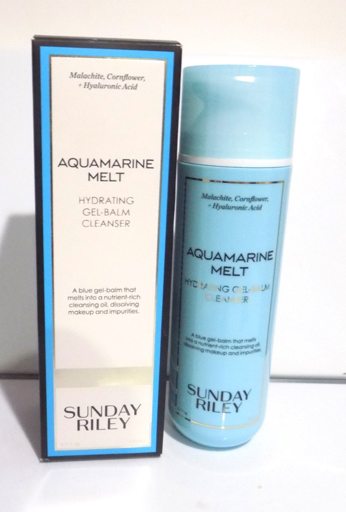 SUNDAY RILEY AQUAMARINE MELT HYDRATING CLEANSING GEL BALM 140ml 4.7fl oz