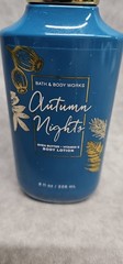 Bath & Body Works Autumn Nights Body Lotion Shea Butter 8oz READ