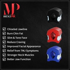 Jawline Exerciser-Jaw and Neck Exerciser for Men & Women Facial tone by MixiPIK
