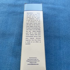 Dr. Denese Collagen Firming Peel Off Mask Hydrating Renew Glow Glass Skin 4oz