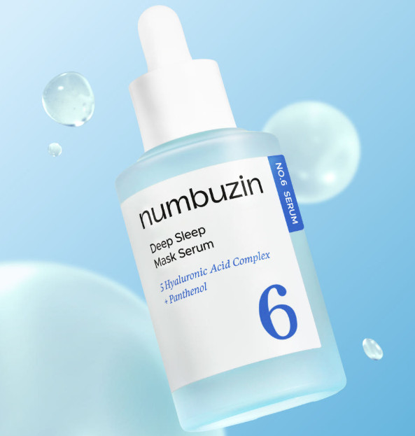 numbuzin No.6 Deep Sleep Mask Serum 50ml Hydrating K-Beauty