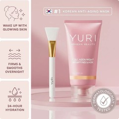 Yuri Korean Collagen Night Wrapping Mask 75ml Hydrating Sleeping Mask New