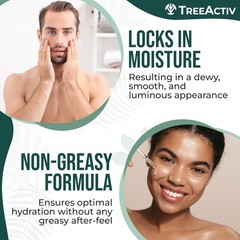 TreeActiv Hyaluronic Acid Face Serum 2oz Anti-Aging Hydrating Wrinkle Repair Oil