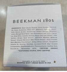Beekman 1802 Pure Goat Milk Whipped Body Cream Fragrance Free 8 fl oz USA NEW