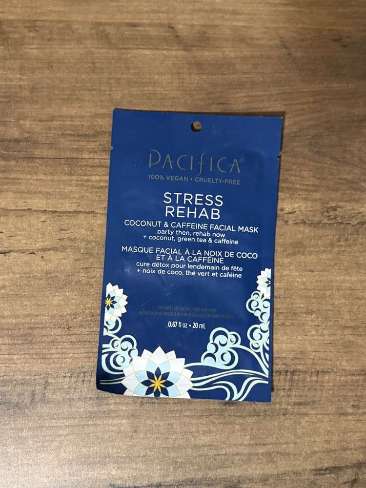 Pacifica Stress Rehab Coconut And Caffeine Facial Mask ￼