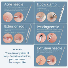 Professional Blackhead Remover and Comedone Extractor Tool Kit