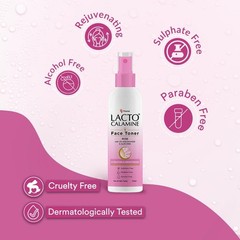 Lacto Calamine Rose Water Toner 120ml Niacinamide Aloe Vera Face Mist