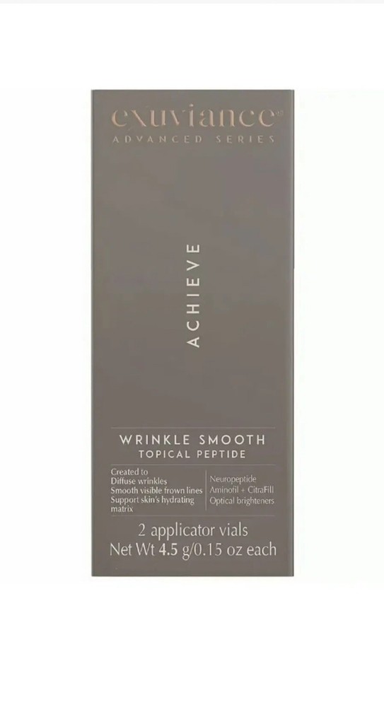 Exuviance ACHIEVE Wrinkle Smooth Topical Peptide For Face Brand New In Box