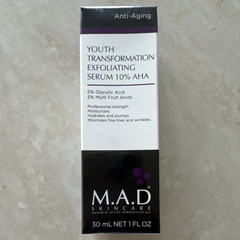M.A.D Skincare Youth Transformation AHA 10% Glycolic Exfoliating Serum 08/27