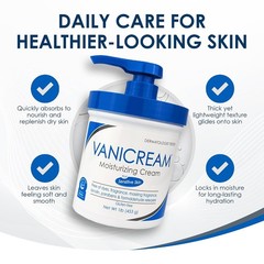 Vanicream 16 Oz Moisturizing Cream with Pump – Fragrance-Free for Sensitive Skin