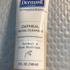 2 Dermasil Oatmeal Facial Cleanser & Toner with Oatmeal & Snow Mushroom 5oz