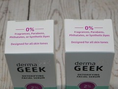 2-pack DERMA GEEK 2% Beta Hydroxy Acid Detoxifying Vegan Facial Serum 1.3oz (x2)