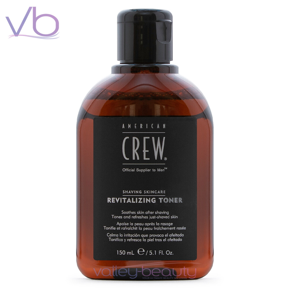 AMERICAN CREW Shaving Skincare Revitalizing Toner 150ml, Soothing Aftershave