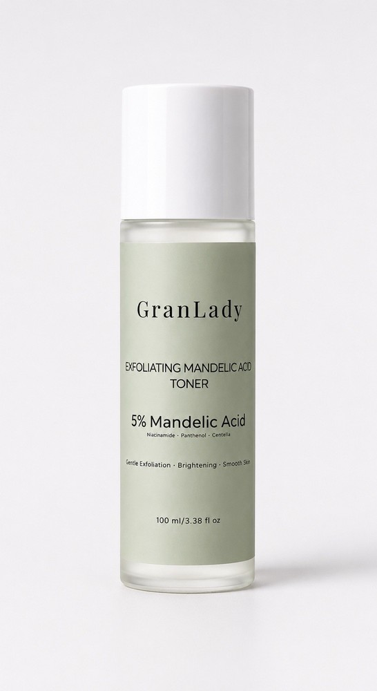 GranLady Mandelic Acid Toner 3% Exfoliating Facial Toner for Uneven Skin Tone