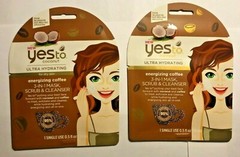 2X Yes To Coconut & Coffee 3-in-1 Mask Scrub And Cleanser – Single Use 0.5 oz