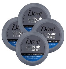 Pack of 4 Dove Men+care Ultra Hydra Cream with 24 Hour Moisturization 2.53 Fl Oz