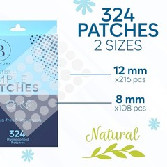 Invisible Pimple Patches for Face (324 Count), Hydrocolloid Patch Acne…