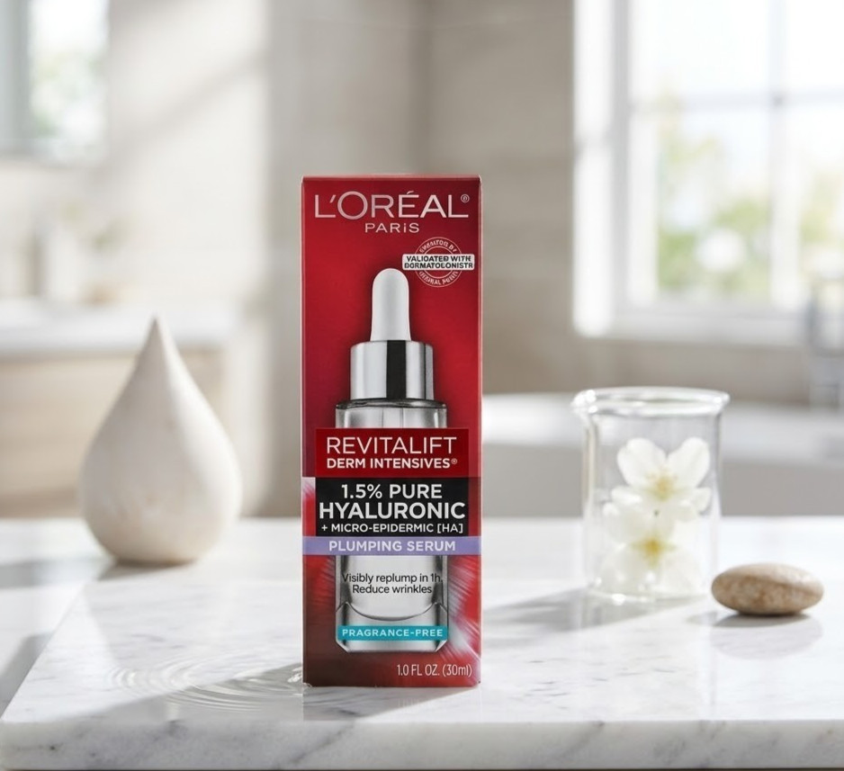 Loreal Revitalift Hyaluronic Acid Serum 1.5% Pure 0.5fl oz 15ml.