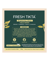 Nat Habit Ubtan Face Wash, Fresh Daily Tikta For Men & Women, Skin Brightening